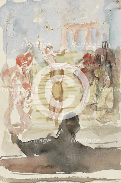 Theater performance, 1875-1934. Creator: Isaac Lazerus Israels.