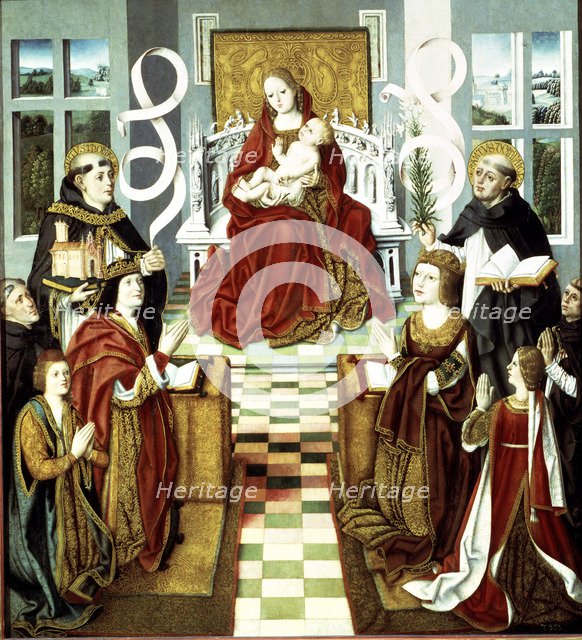The Virgin of the Catholic Kings', oil on panel, 1490.
