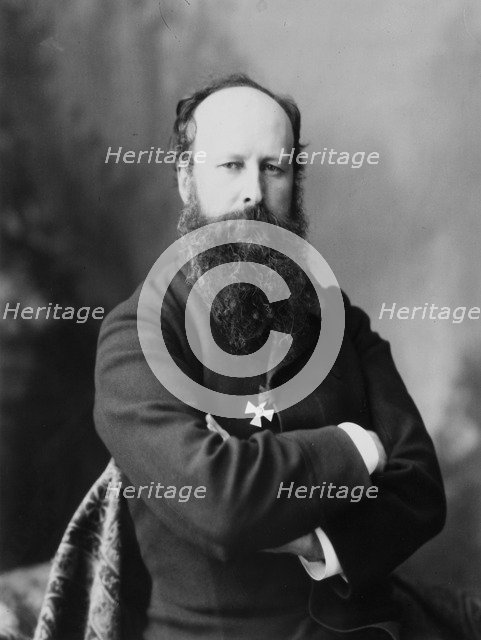 Vasily Vereshchagin, Russian artist, c1880s-c1890s.  Artist: Andrei Osipovich Karelin