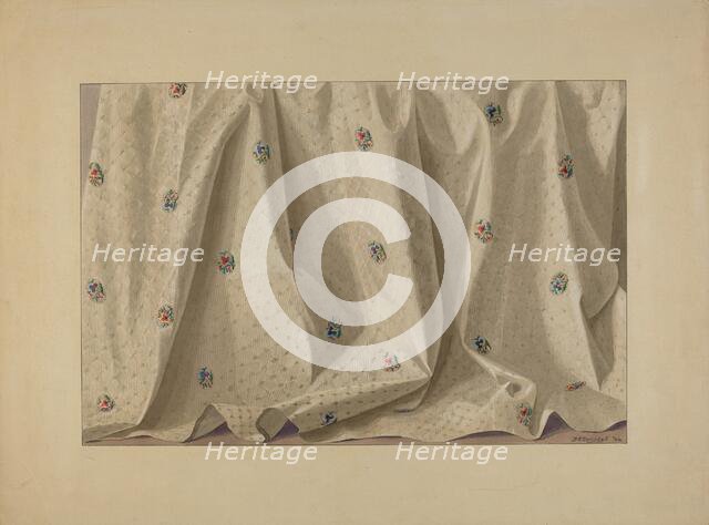 Dress Material, c. 1938. Creator: Douglas Campbell.