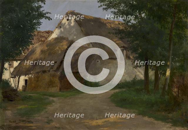 The Farm at the Entrance of the Wood, 1860-1880. Creator: Rosa Bonheur (French, 1822-1899).