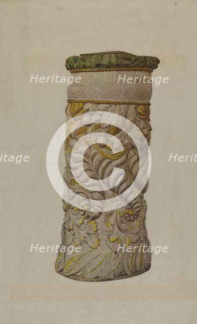 Mast Sheath, 1937. Creator: Lucille Chabot.