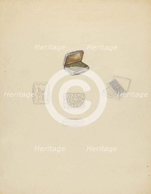 Box, c. 1936. Creator: Sylvia DeZon.