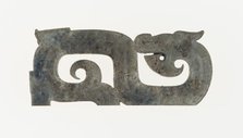 Dragon Plaque, Eastern Zhou dynasty, (c. 770-256 B.C.), c. 4th century B.C. Creator: Unknown.
