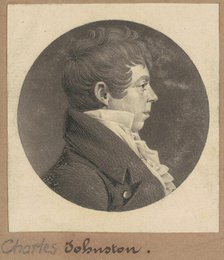 Charles Johnston, 1808. Creator: Charles Balthazar Julien Févret de Saint-Mémin.