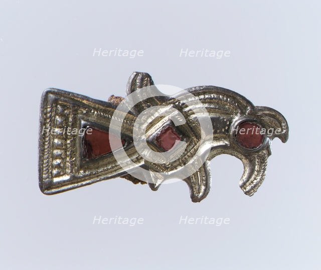 Bird-Shaped Brooch, Frankish, late 6th century. Creator: Unknown.