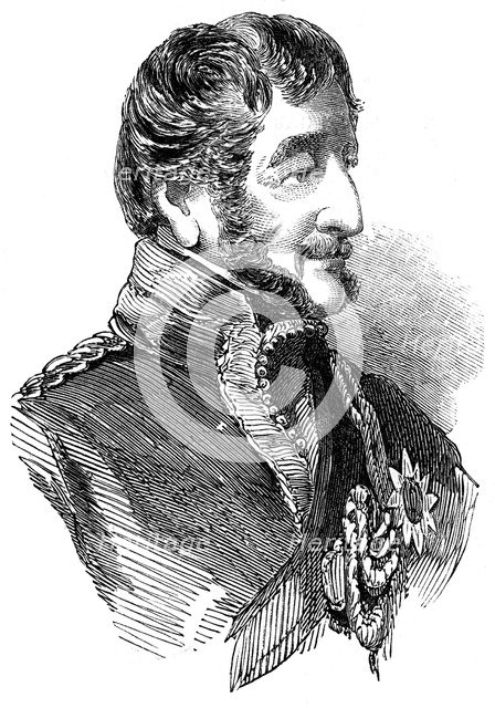 Major Henry Somerset, 7th Duke of Beaufort, 1853. Artist: Unknown