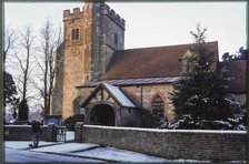 St John the Baptist's Church, Little Missenden, Chiltern, Buckinghamshire, 1976. Creator: Dorothy Chapman.