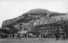 Casemates Square, Gibraltar, early 20th century. Artist: VB Cumbo