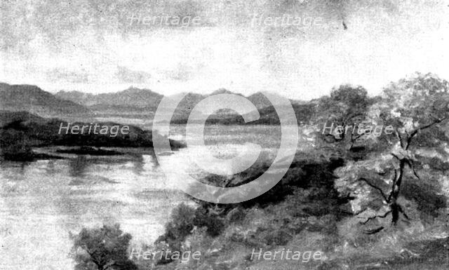Pictures from the Royal Academy: The Hills of Skye, from Loch Duich - Colin Hunter, A.R.A., 1898. Creator: Unknown.