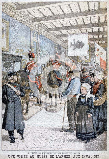 A visit to the Army Museum by the war veterans, 1903. Artist: Unknown