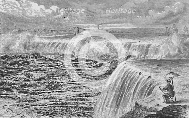 'The Falls of St. Anthony', 1883. Artist: Tietze.