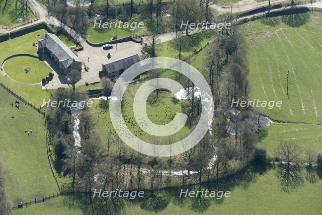 Old Hall, Bretters Farm moated site and fishponds, Heath Charnock, Lancashire, 2019. Creator: Historic England.