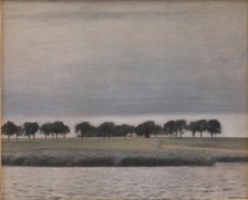 Study, Gentofte Lake, 1903. Creator: Vilhelm Hammershoi.