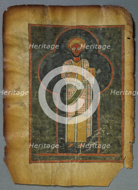Evangelia IV Etiopice (Ge´ez), Ethiopian Manuscript. Four Gospels, 14th century, design: 14th cent. Creator: Anon.