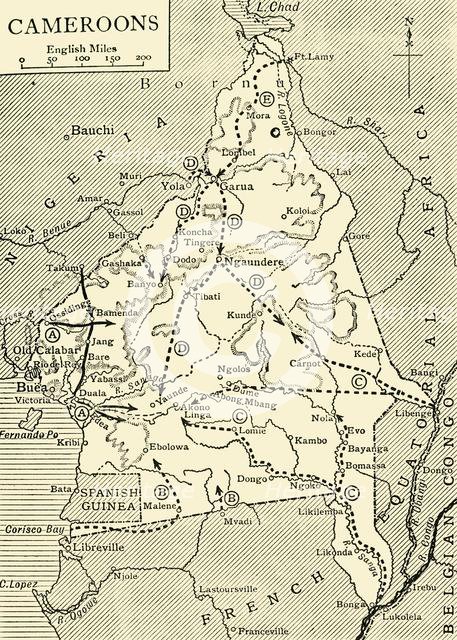 'The Conquest of the Cameroons', First World War, 1914-1916, (c1920). Creator: Unknown.