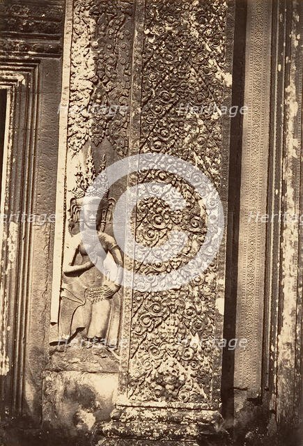 Détail Décoratif de la Grande Pagode, 1866. Creator: Emile Gsell.