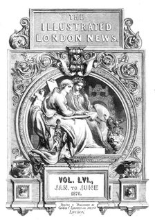 Front page of "Illustrated London News", January to June 1870. Creator: Unknown.