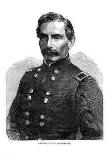 Pierre Gustave Toutant de Beauregard, American soldier, c1860s. Artist: Unknown