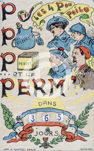 French WWI postcard, 1914-1918. Artist: Unknown