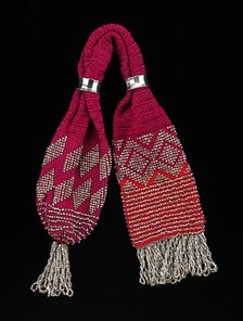 Miser's purse, American, 1840-60. Creator: Unknown.