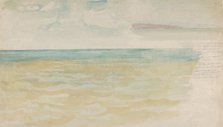 The Sea at Dieppe, ca. 1852-54. Creator: Eugene Delacroix.