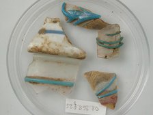 Glass Fragments, Coptic, 4th-early 5th century. Creator: Unknown.