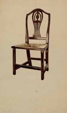 Dining Chair, c. 1936. Creators: McCarthy, Donald Donovan.