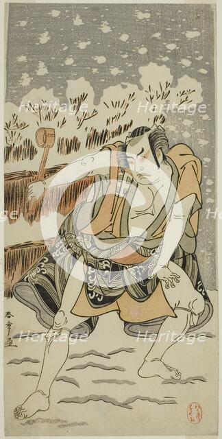 The Actor Otani Hiroji III in an Unidentified Role, Japan, c. 1780. Creator: Shunsho.