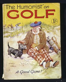 Book cover , The Humorist on Golf, British, c1900. Artist: Unknown