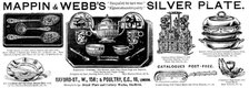 Advertisement for Mappin & Webb’s Silver Plate, 1890. Creator: Unknown.