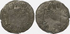 Coin (Srebrennik) of Grand Duke Vladimir Svyatoslavich (Reverse: Symbol of Rurikids), 980-1015. Artist: Numismatic, Russian coins  