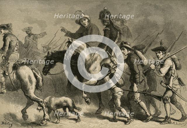 'Uprising of the New England Yeomanry', (1877). Creator: Albert Bobbett.