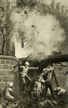 'Blowing Up the Cashmere Gate', (1902). Creator: Unknown.
