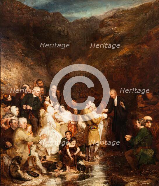 The Covenanter's Baptism, 1831. Creator: George Harvey.