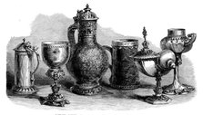 Tankards, goblets, and cups, Art Loan Collection, South Kensington Museum, 1871. Creator: Unknown.