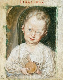 The Christ child holding the orb, 1493. Creator: Dürer, Albrecht (1471-1528).