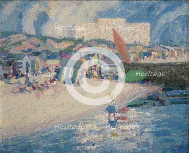 Low Tide (recto of 1929.6.79B), ca. 1925-1929. Creator: John Noble.