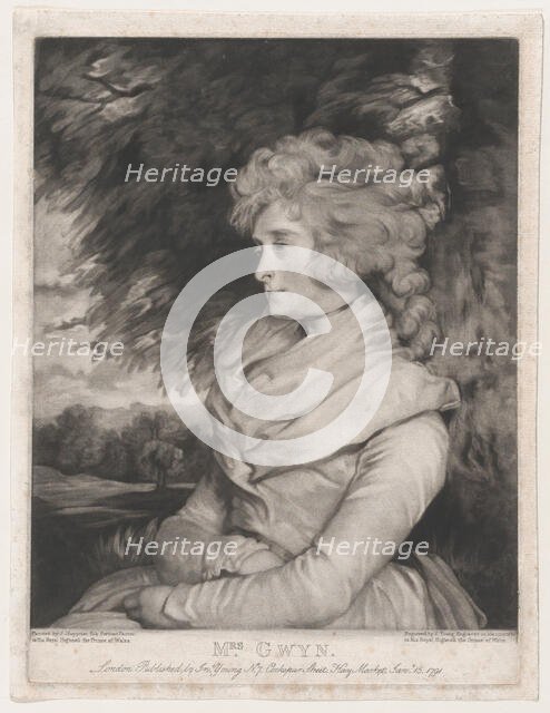 Mrs. Gwyn, January 15, 1791. Creator: John Young.