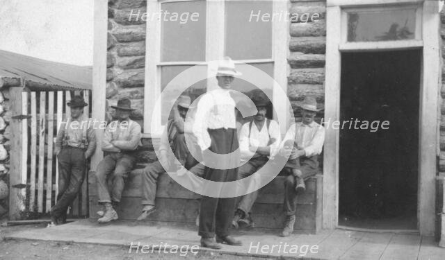 Men resting, between c1900 and 1916. Creator: Unknown.