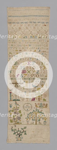 Sampler, Germany, 1766. Creator: Unknown.