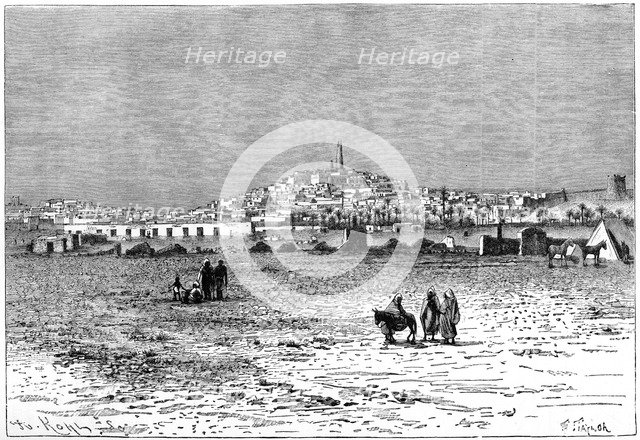 View of Ghardaia, Algeria, c1890. Artist: Armand Kohl