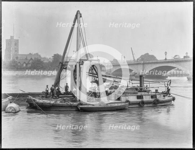 Putney Reach, Wandsworth, Greater London Authority, 1906. Creator: William O Field.