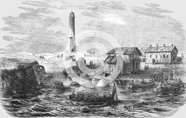 'The Landings at the Island of Kong-Kars--one of the Aland Group', 1854. Creator: Unknown.