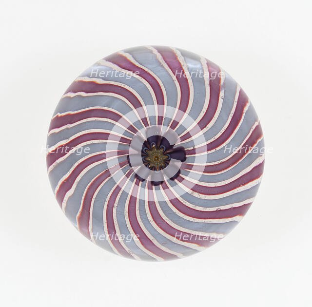 Paperweight, Clichy, c. 1848-55. Creator: Clichy Glassworks.