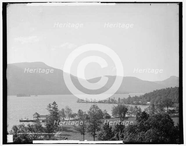 Silver Bay Hotel and grounds, Lake George, N.Y., c1906. Creator: Unknown.