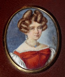 Portrait of Alexandra Andreyevna Tchaikovsky (1813-1854), née d'Assier, 1829.