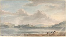 The Tide Rising at Briton Ferry, 1773. Creator: Paul Sandby.
