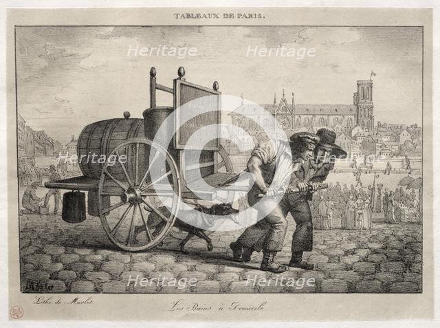 Scenes of Paris: Baths at Home. Creator: Jean Henri Marlet (French, 1770-1847).