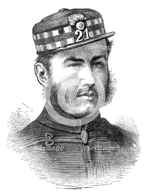 Captain A. L. Falls, 21st Regiment, killed in South Africa, 1881. Creator: Unknown.